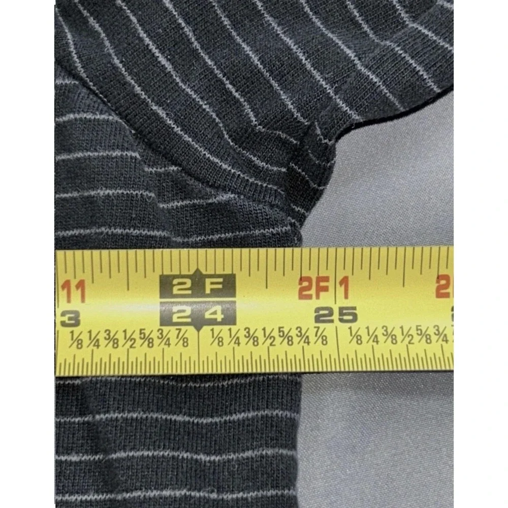 Polo By Ralph Lauren Polo Shirt Mens 2XL Black Stripe Long Sleeve Cotton Knit